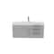 Castello Usa Thames 36-inch Gray Vanity Set with White Top and Chrome Handles CB-MC-36G-CHR-20146-WH - alternate 1